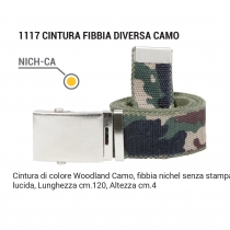 CINTURA FIBBIA ALTA CAMO SBB