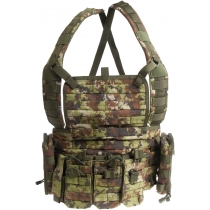 GILET CHEST RIG CON TASCHE VEGETATO